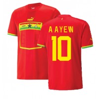Camiseta Ghana Andre Ayew #10 Visitante Equipación Mundial 2022 manga corta